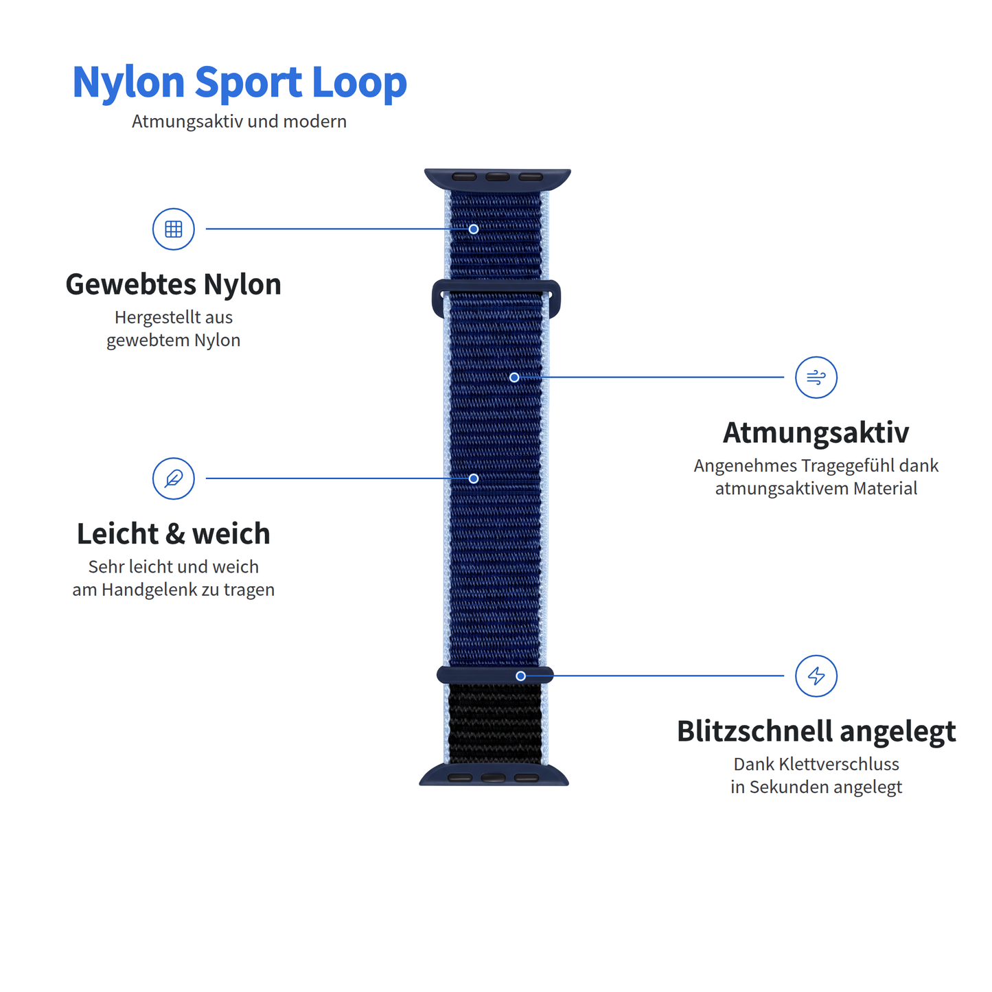 arktisband Apple Watch Sportarmband „Fun“