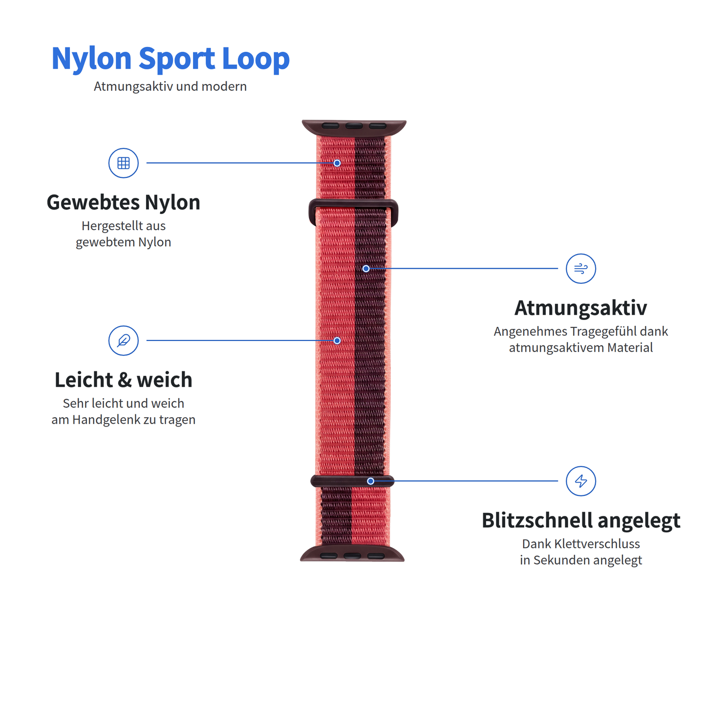 arktisband Apple Watch Sportarmband „Fun“