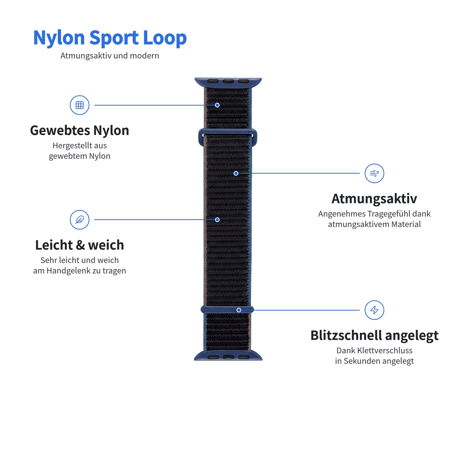 arktisband Apple Watch Sportarmband „Fun“