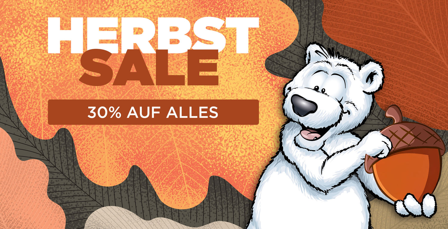Herbst Sale. 30% auf das komplette Sortiment.