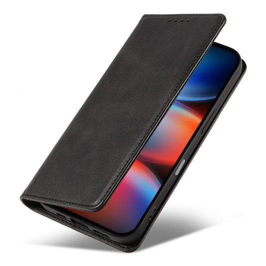 Das arktis iPhone 17 Pro Max Book Case von arktis ist eine elegante schwarze TPU-Silikonhülle, die das leuchtende Display Ihres Smartphones teilweise abschirmt und gleichzeitig Schutz und Eleganz bietet.