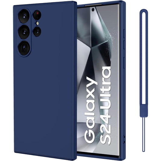 arktis Samsung Galaxy S24 Ultra Silikon Case blau