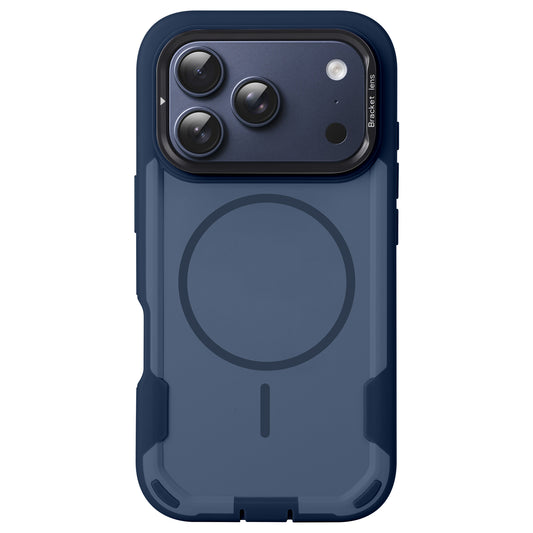 Das arktis iPhone 17 Pro Max Sentinel Case ist ein blaues Outdoor-Gehäuse mit einem kreisförmigen MagSafe-Design und einem großen Ausschnitt für die Rückkamera.