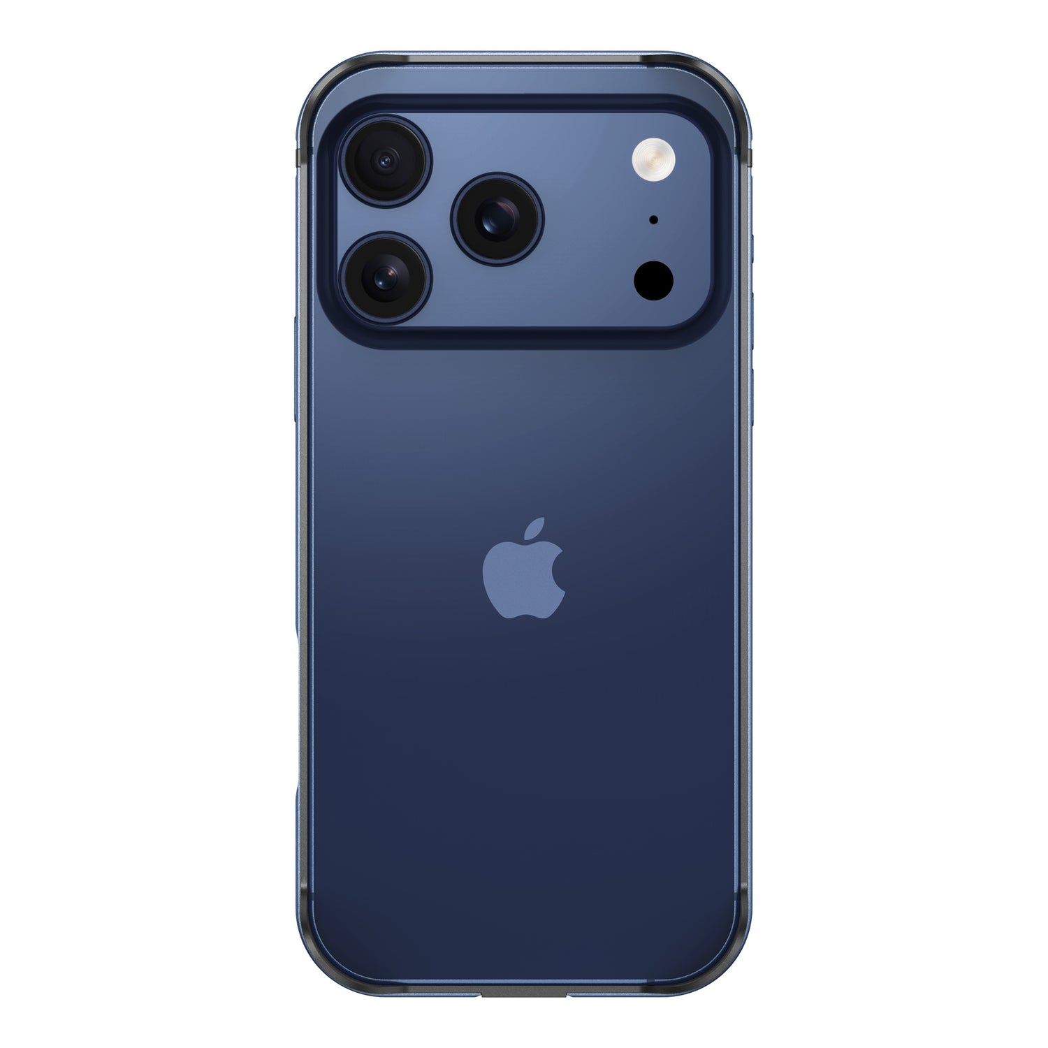 Der arktis iPhone 17 Pro Max Bumper von arktis schützt Ihr Smartphone mit drei rückseitigen Kameras und Apple-Logo und bietet ultraleichten Bumper-Schutz und Displayschutz.