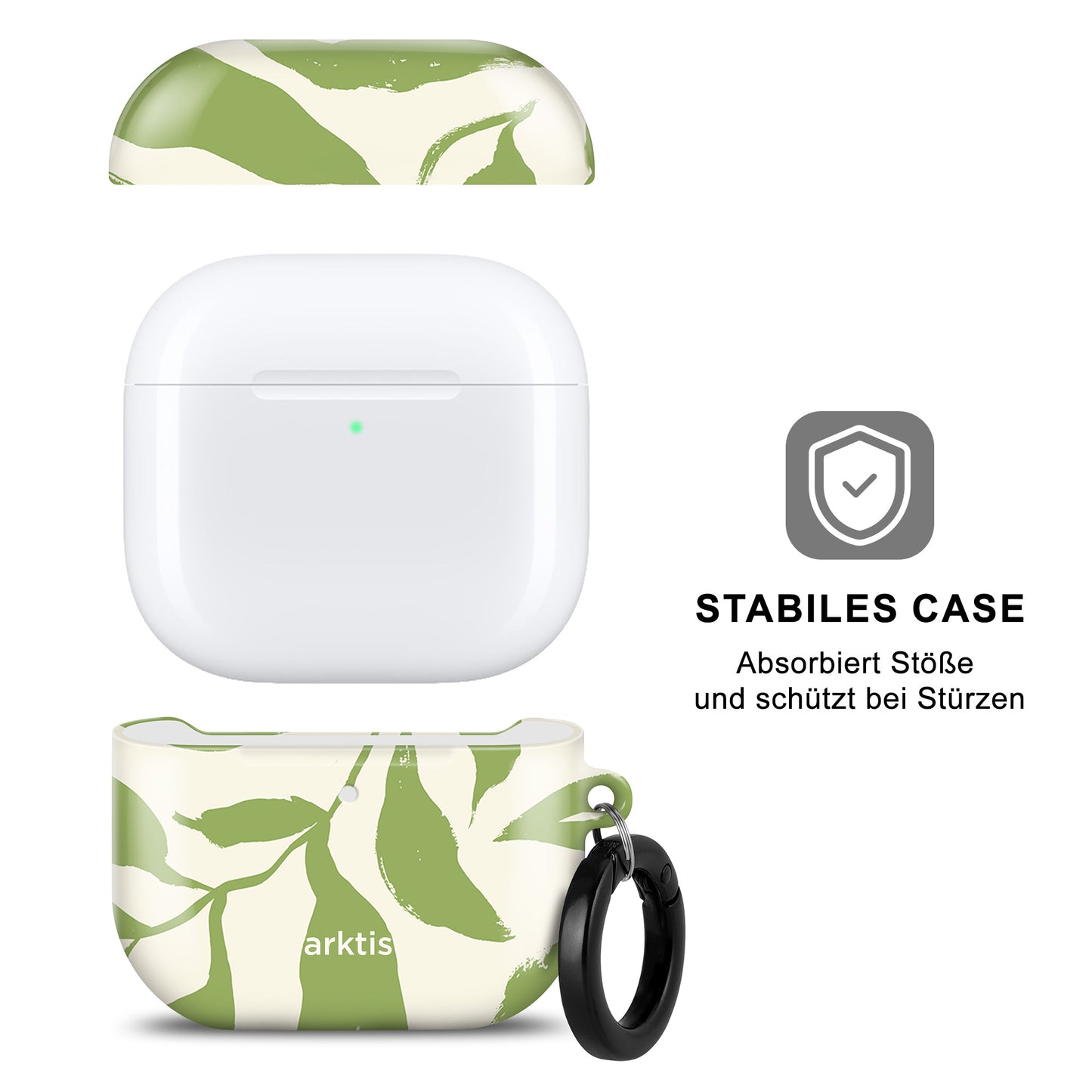 arktis AirPods 4 Hülle - Botanic