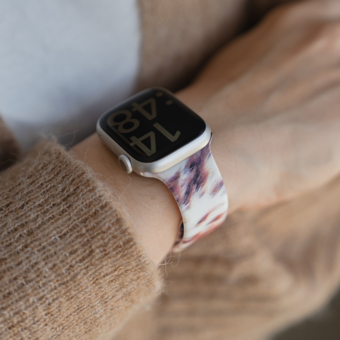 arktisband Kuhfell Braun Apple Watch Armband
