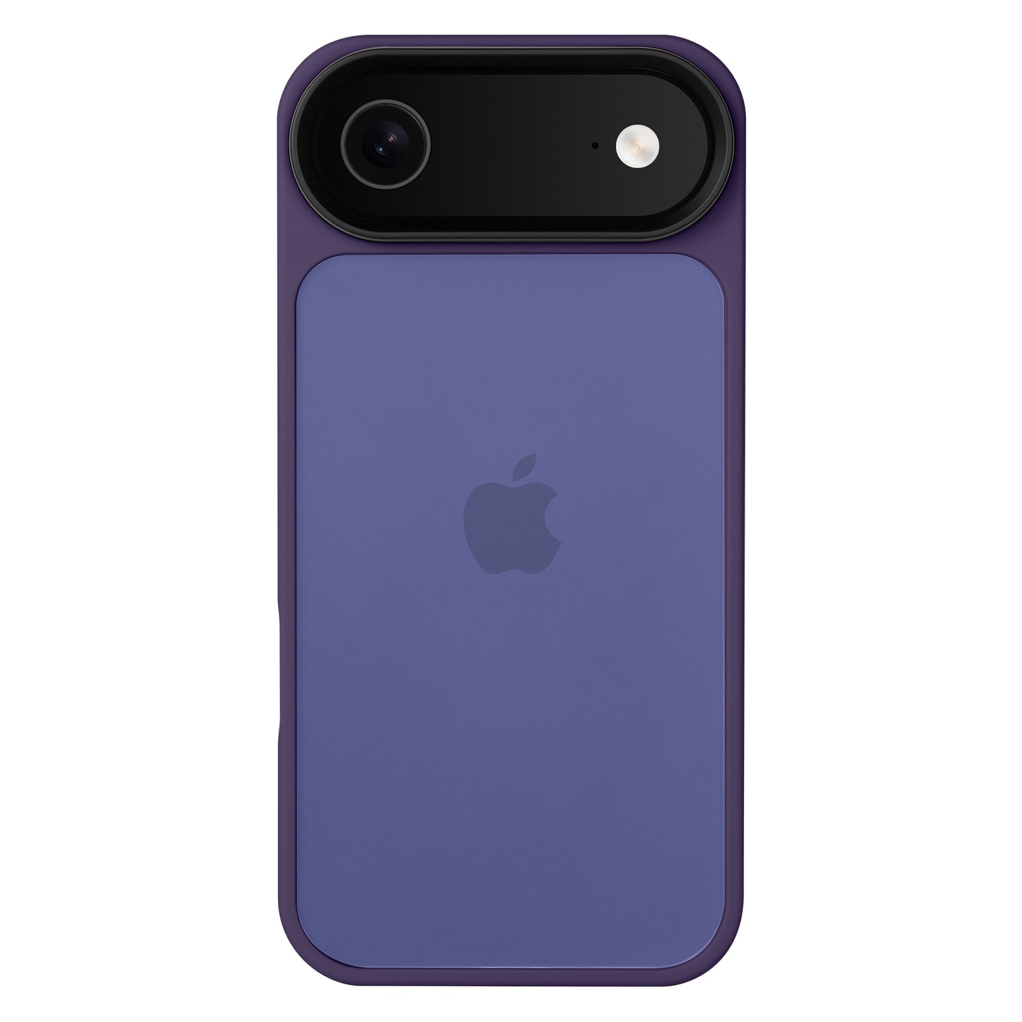 Das Arktis iPhone Air Solid Case von Arktis ist eine matte TPU-Silikonhülle, die Ihrem lilafarbenen iPhone mit rückseitiger Einzelkamera und Apple-Logo Haltbarkeit und Stil verleiht.