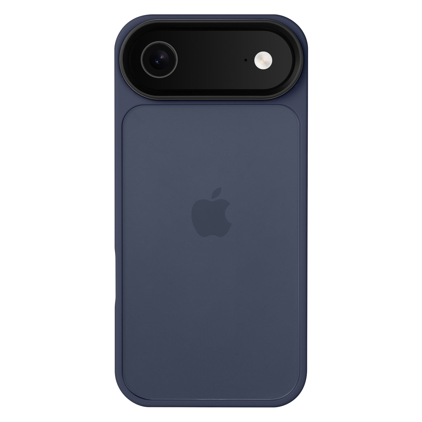 Das Arktis arktis iPhone Air Solid Case in Marineblau bietet MagSafe-Unterstützung, eine Kameraaussparung, stoßabsorbierendes TPU-Silikon und einen minimalistischen Matt-Look für schlanken Schutz. Abgebildet auf weißem Hintergrund.