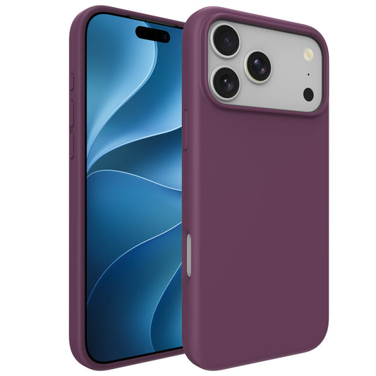 arktis iPhone 18 Pro Max Silikon Case mit MagSafe Deep Red