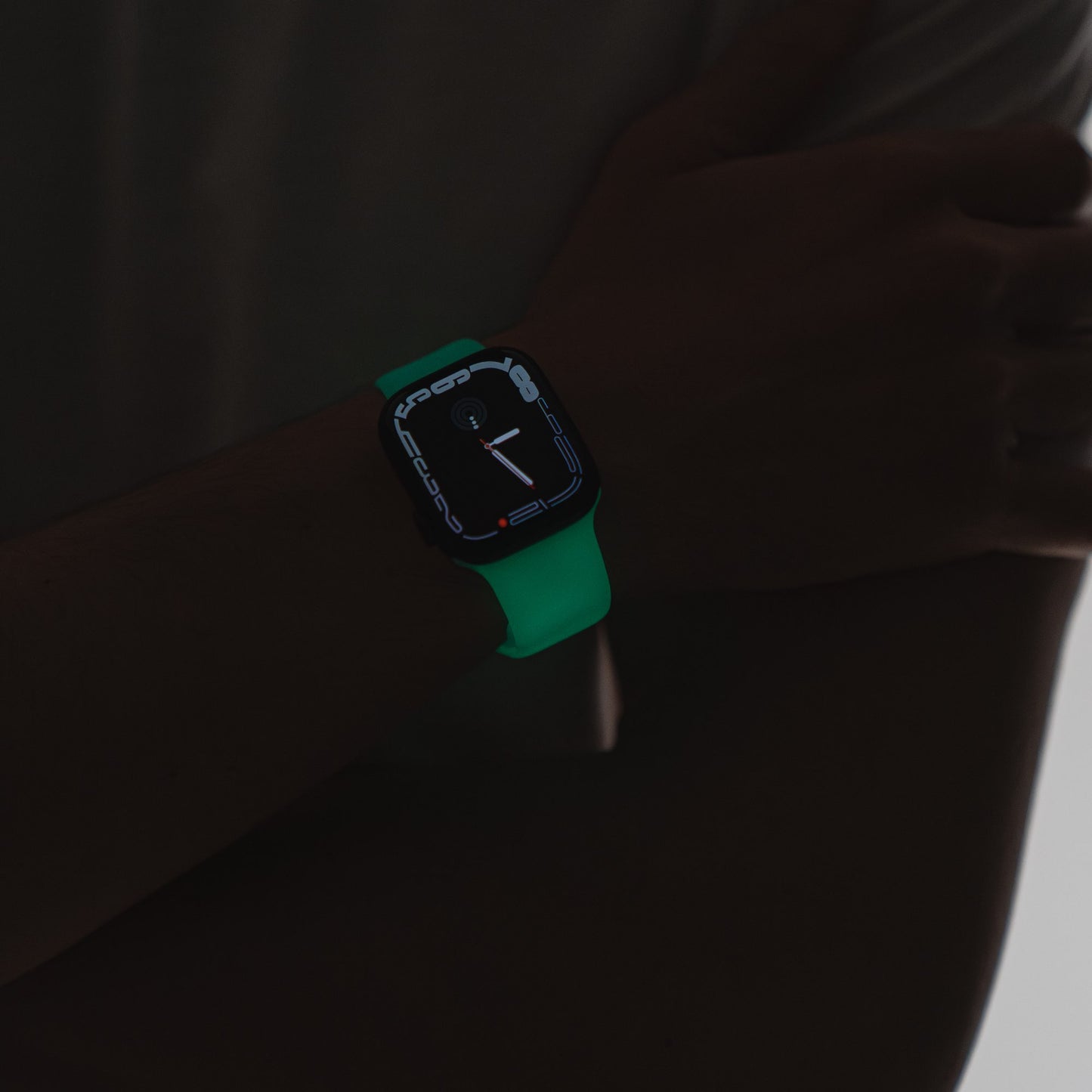 arktisband Apple Watch Silikonarmband Glow in the Dark