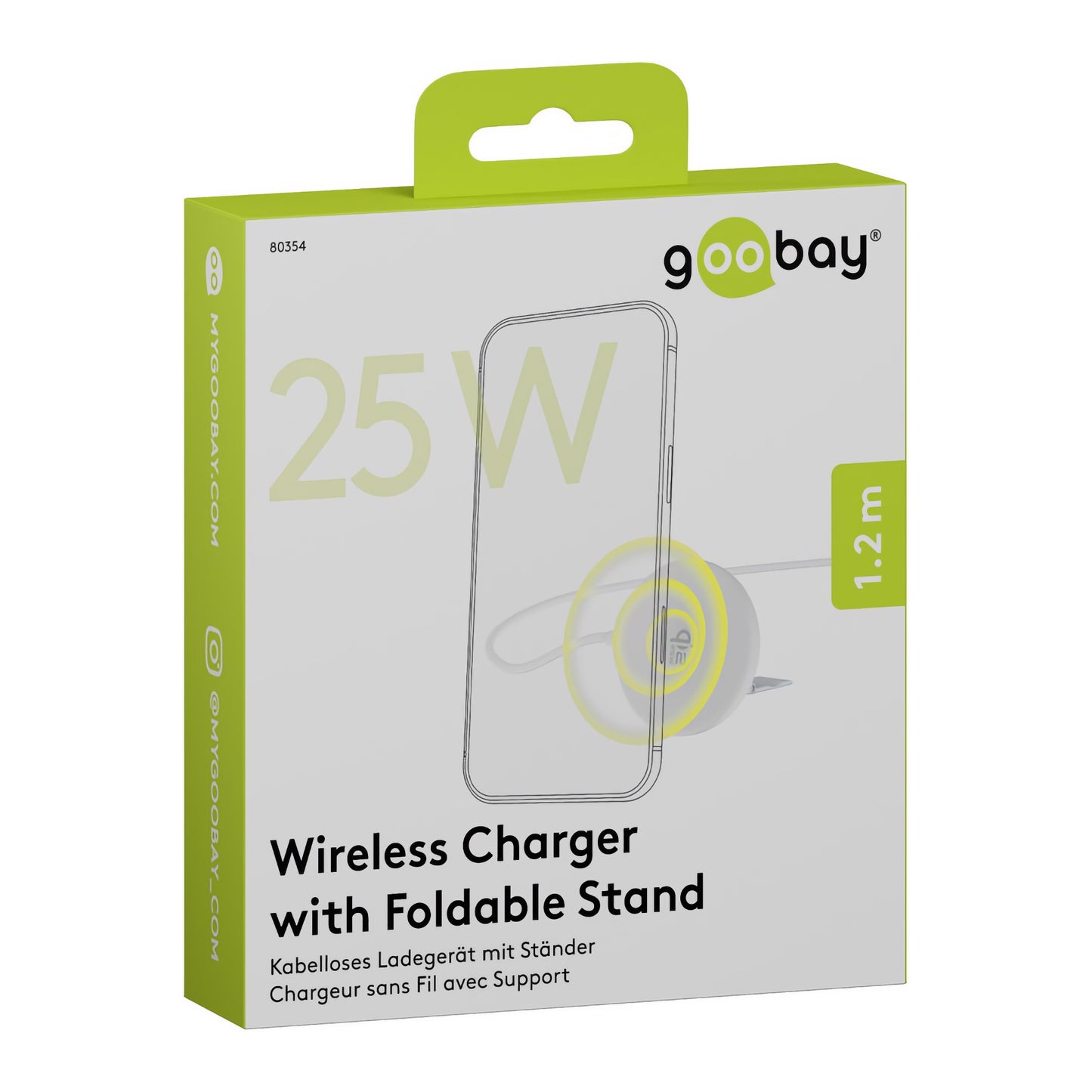 Kabelloses MagSafe Ladegerät mit Ständer 25 W