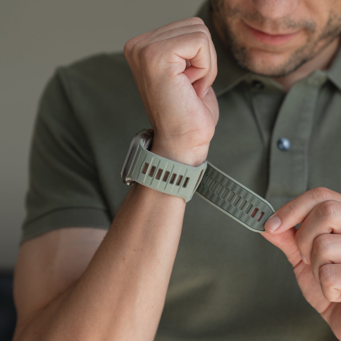 arktisband Apple Watch Silikonarmband „Runner“