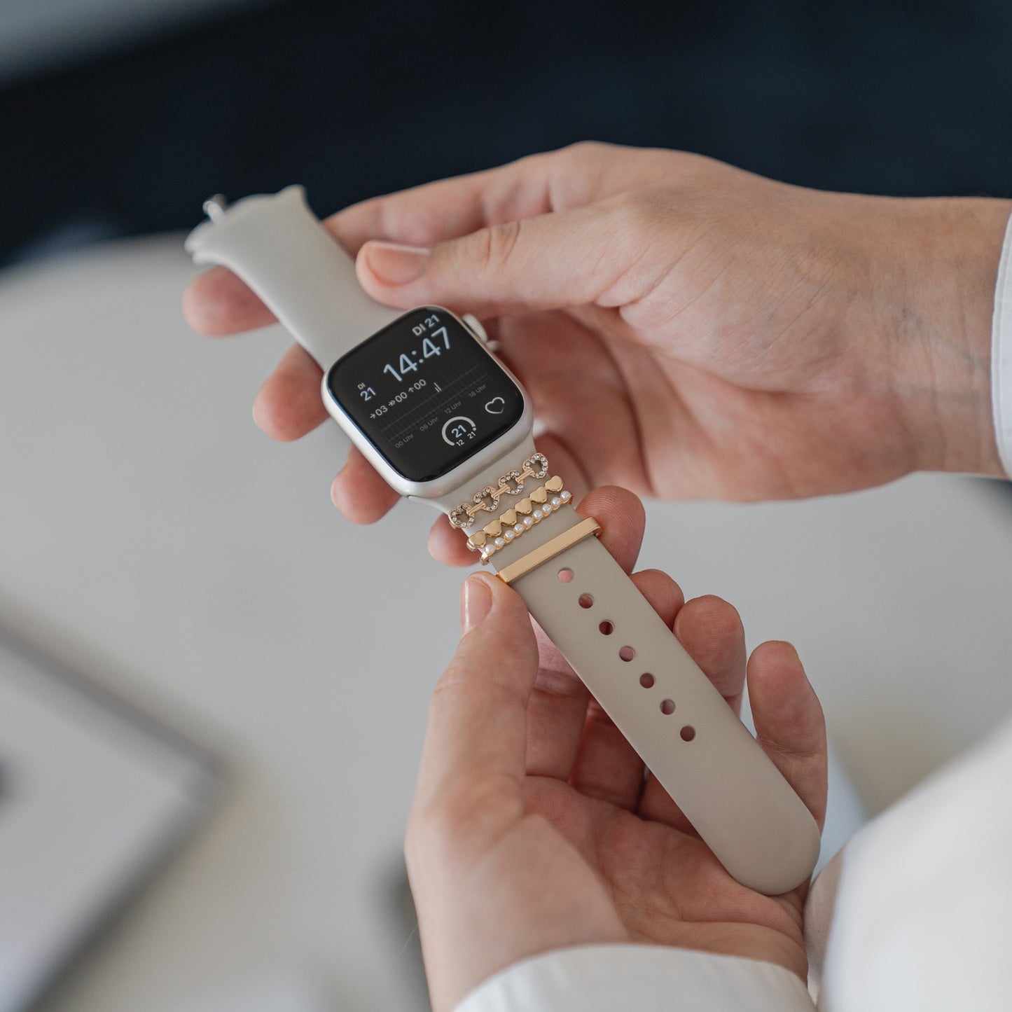 arktisband Apple Watch Charms "Diamond Hearts"