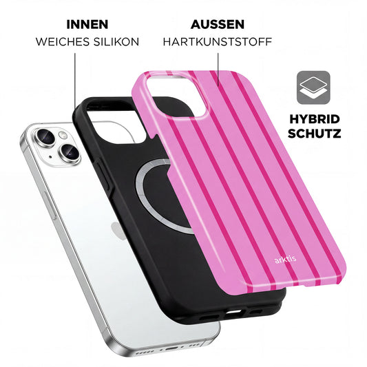 arktis iPhone 15 Hülle - Lady Stripes