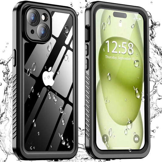 Das ArktisPRO iPhone 15 Plus Wasserdichtes Actioncase schützt dein Handy zuverlässig vor Wasser, Staub und Stößen – perfekt für Outdoor-Abenteuer.