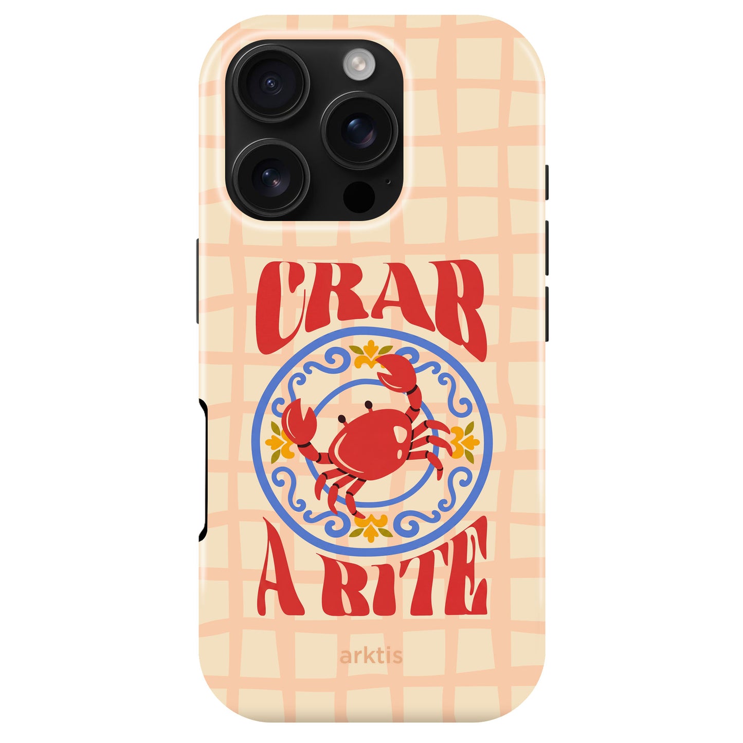 arktis iPhone 16 Pro Hülle - Crab