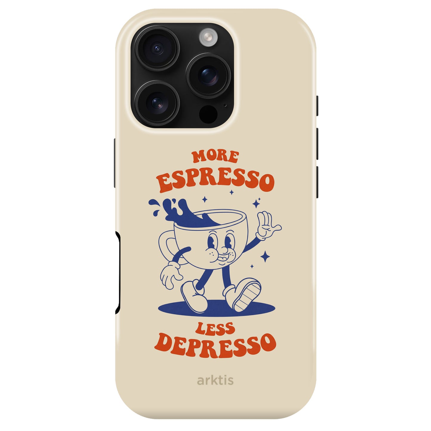 arktis iPhone 16 Pro Max Hülle - Espresso