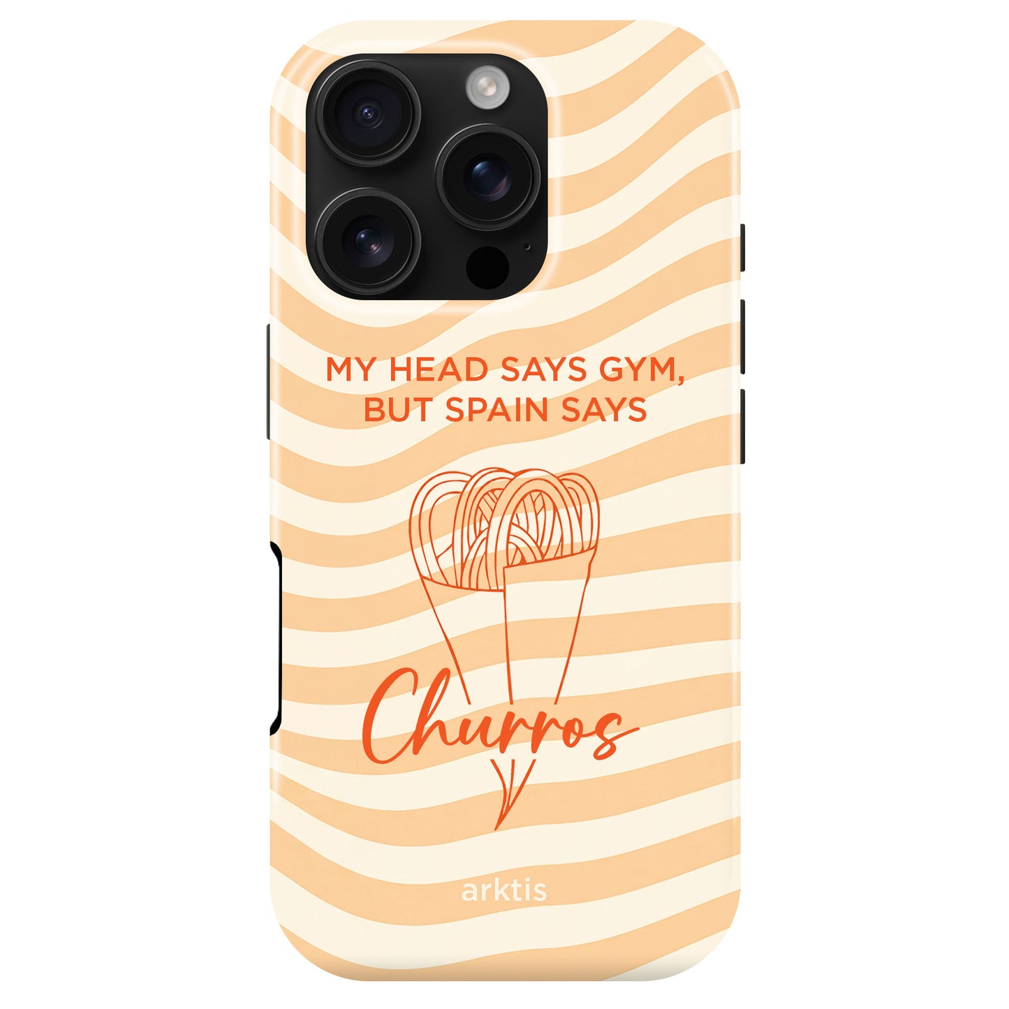 arktis iPhone 16 Pro Max Hülle - Churros