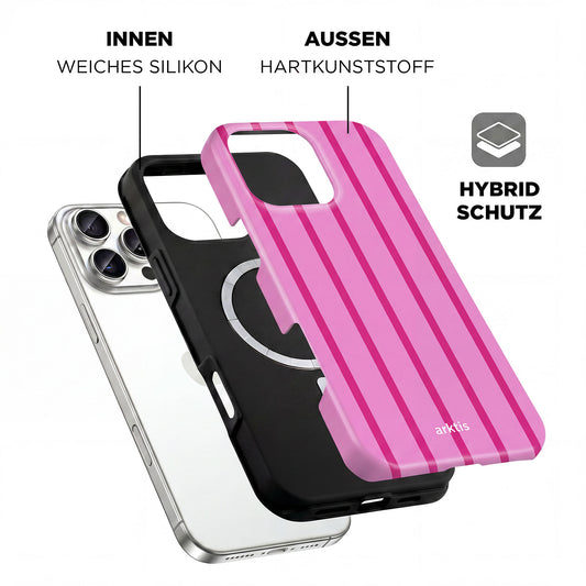 arktis iPhone 16 Pro Max Hülle - Lady Stripes