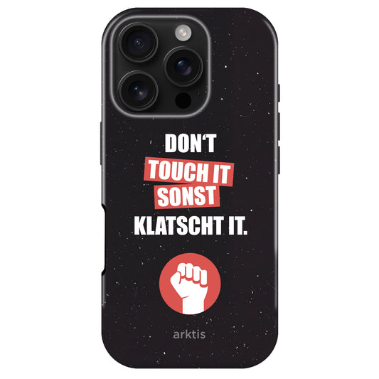 arktis iPhone 16 Pro Max Hülle - Don't touch