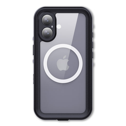 Das arktis iPhone 16 Plus Wasserdichtes Actioncase von arktis ist stoßfest, staubdicht und schützt Ihr Gerät rundum. Mit schwarzem Rahmen, MagSafe-Ring und sichtbarem Apple-Logo.