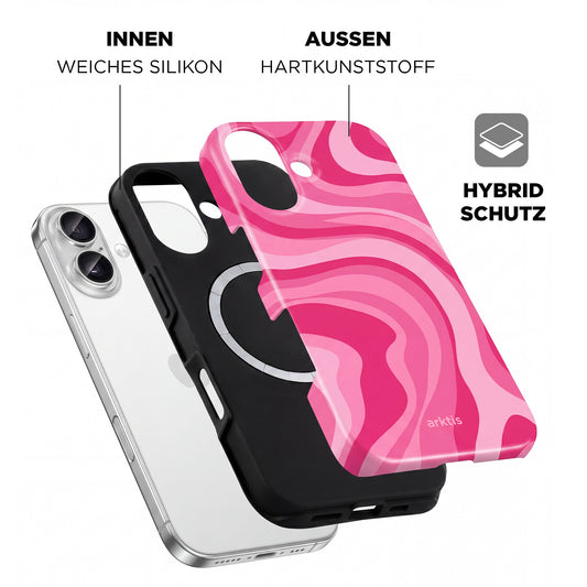 arktis iPhone 17 Hülle - Aura Pink