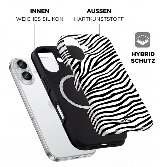 arktis iPhone 17 Hülle - Zebra