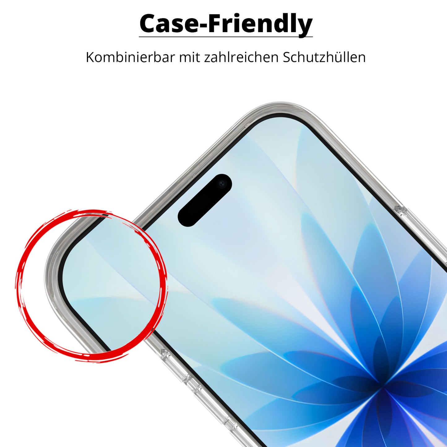 Schütze dein iPhone 17 mit der arktis Displayschutzfolie - ganz ohne Staub oder Blasen. Die Folie ist perfekt kompatibel mit Hüllen und sorgt für klaren Schutz auf Deutsch erklärt.