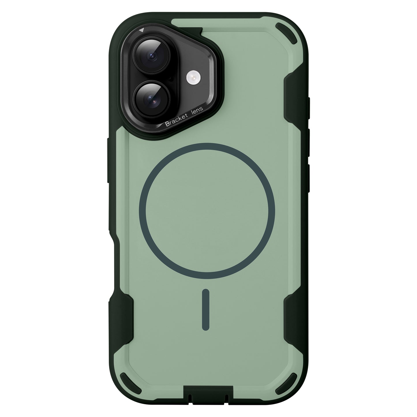 Das arktis iPhone 17 Sentinel Case ist ein grün-schwarzes Outdoor-Case mit MagSafe Hülle Ringdesign und Kameraausschnitt und bietet 360-Grad-Schutz für Ihr Smartphone.