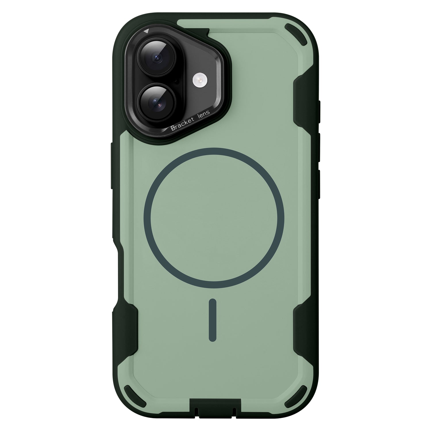 Das arktis iPhone 17 Sentinel Case ist ein grün-schwarzes Outdoor-Case mit MagSafe Hülle Ringdesign und Kameraausschnitt und bietet 360-Grad-Schutz für Ihr Smartphone.