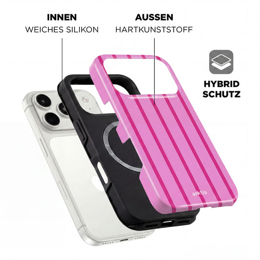 arktis iPhone 17 Pro Max Hülle - Lady Stripes