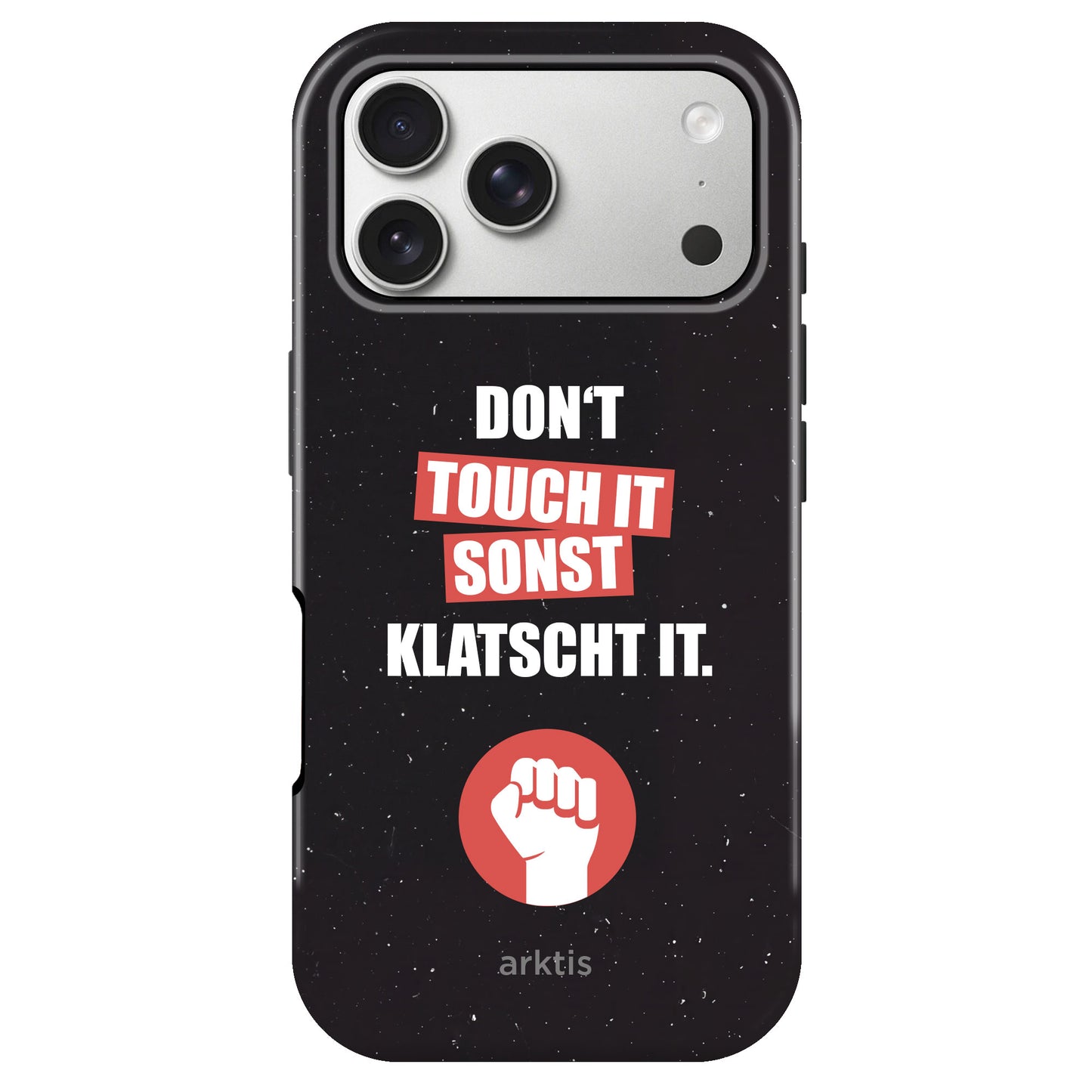 arktis iPhone 17 Hülle - Don't touch