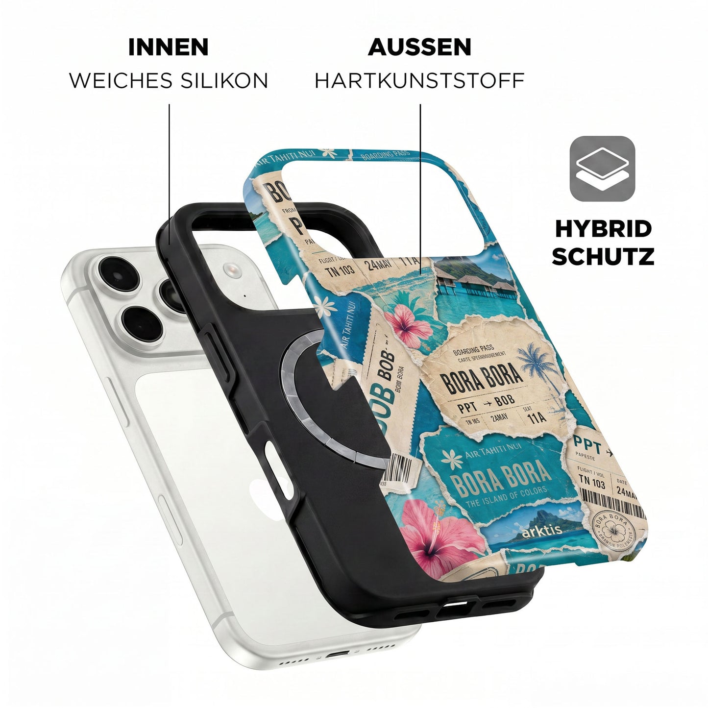 arktis iPhone 16e - Happy Island