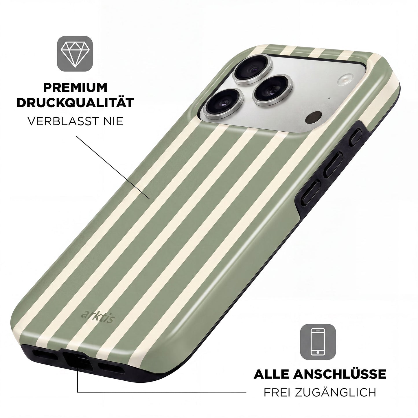 arktis iPhone 17 Pro Hülle - Balance