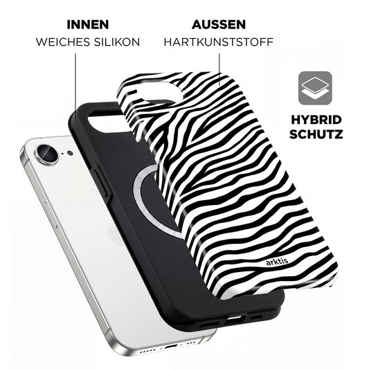 arktis iPhone 17e Hülle - Zebra