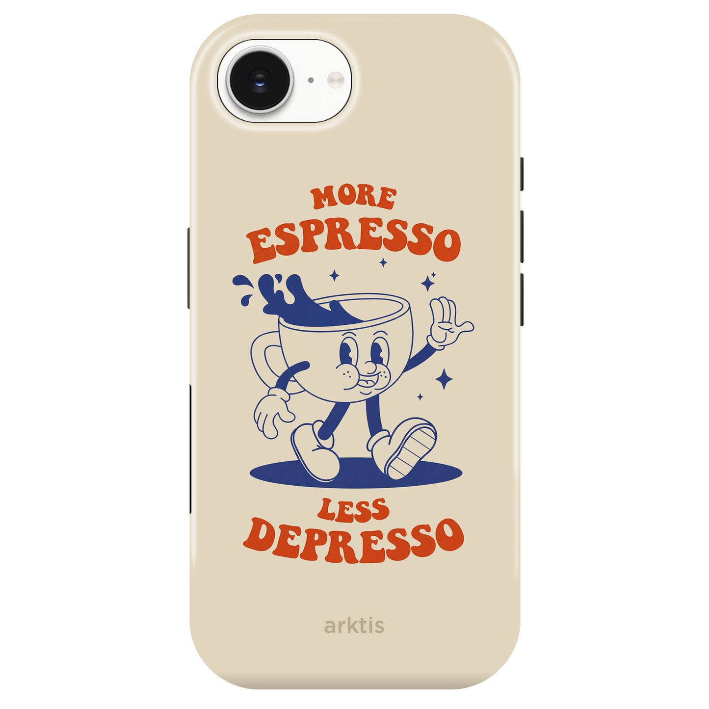 arktis iPhone 16e Hülle - Espresso