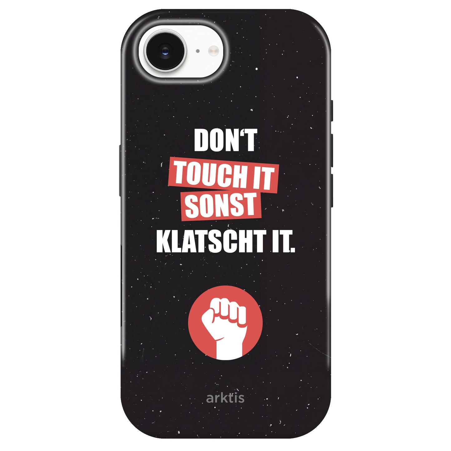 arktis iPhone 16e Hülle - Don't touch