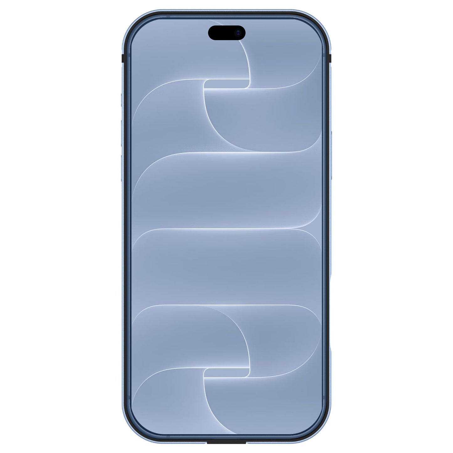 arktis iPhone Bumper in Blau, Vorderansicht