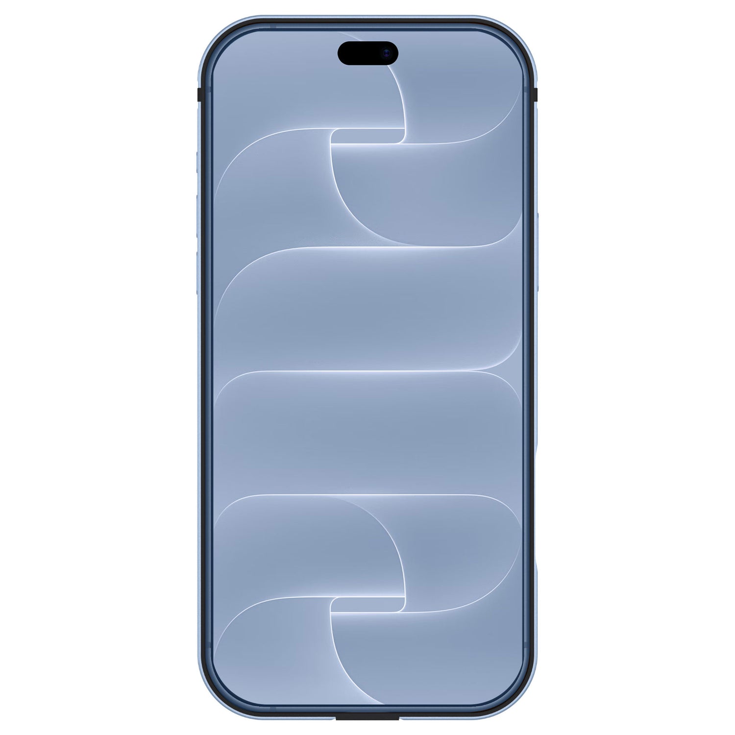 arktis iPhone Bumper in Blau, Vorderansicht