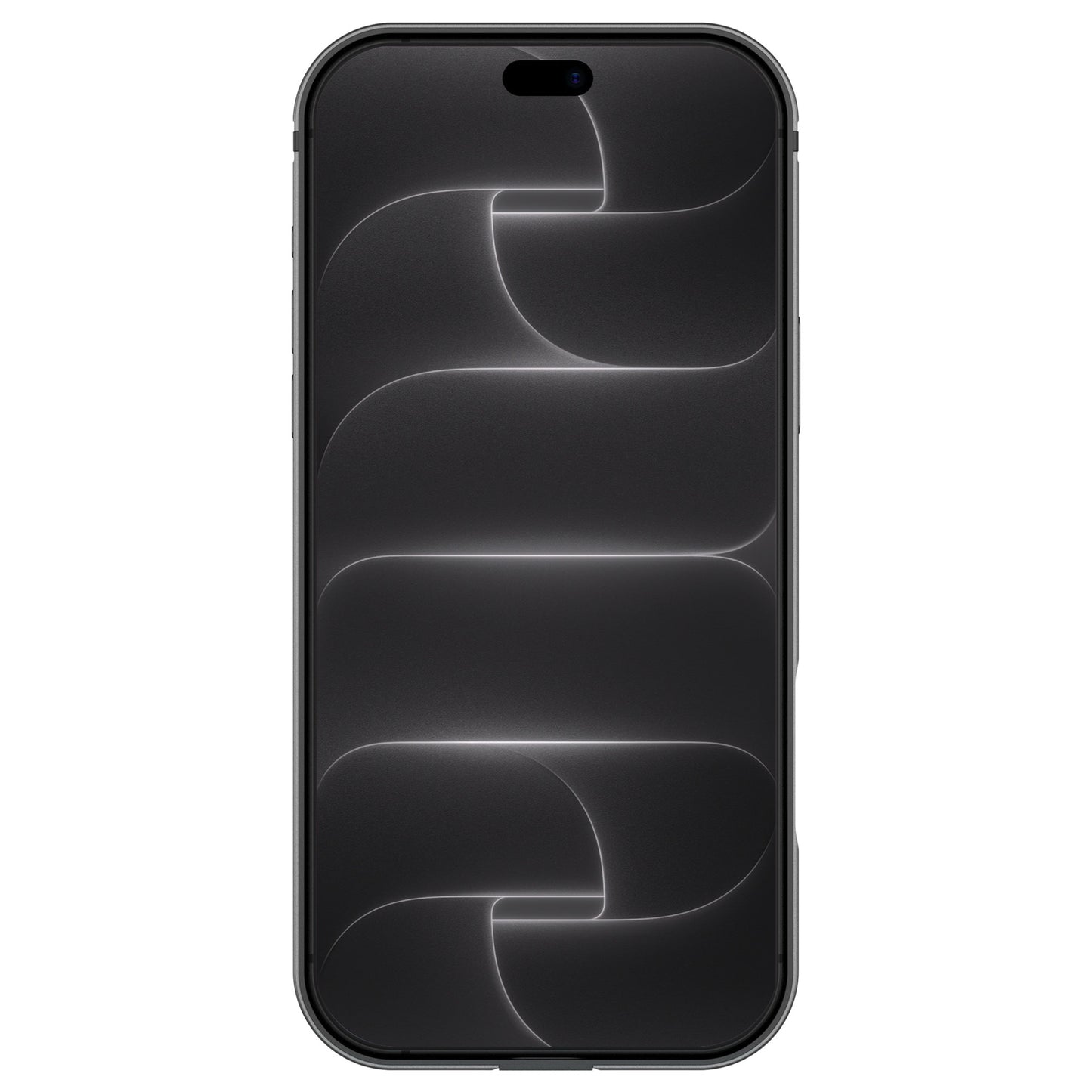 arktis iPhone Bumper in Schwarz, Vorderansicht