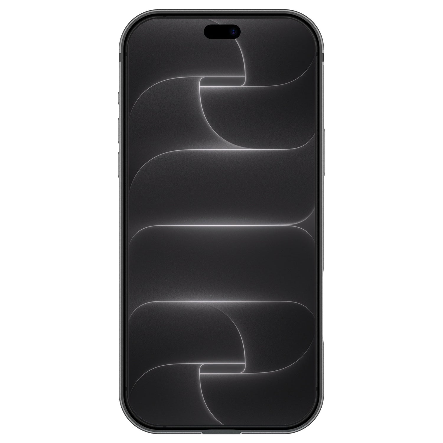 arktis iPhone Bumper in Schwarz, Vorderansicht