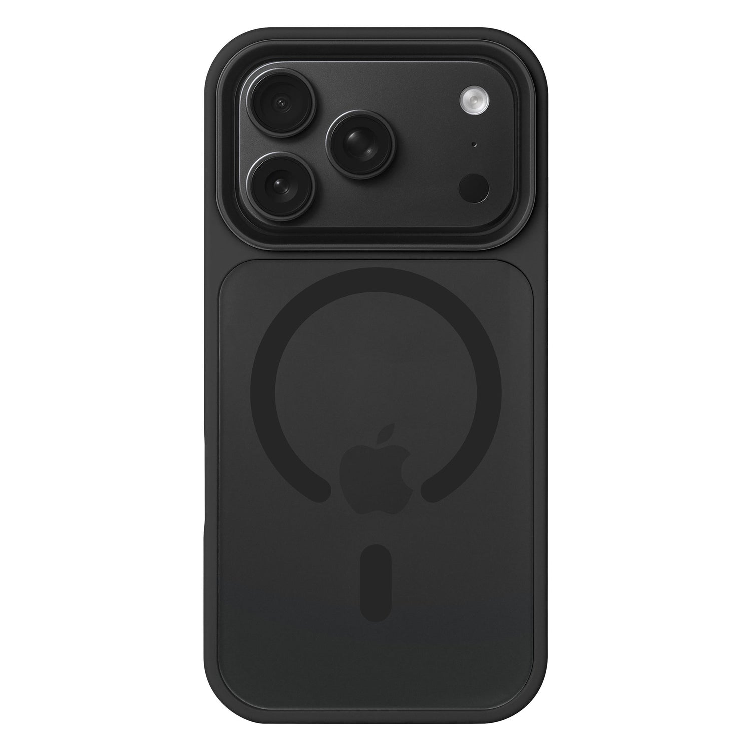 arktis iPhone Solid Case mit MagSafe in Schwarz, Rückseite mit Kameras
