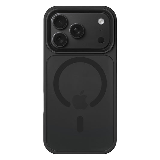 arktis iPhone Solid Case mit MagSafe in Schwarz, Rückseite mit Kameras