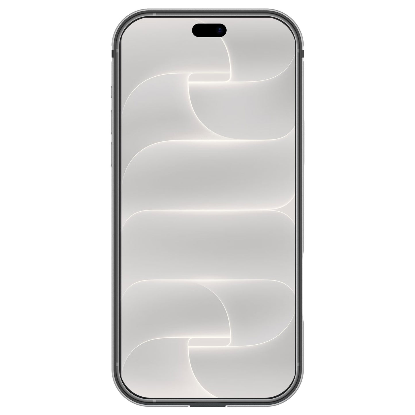 arktis iPhone Bumper in Silber, Vorderansicht