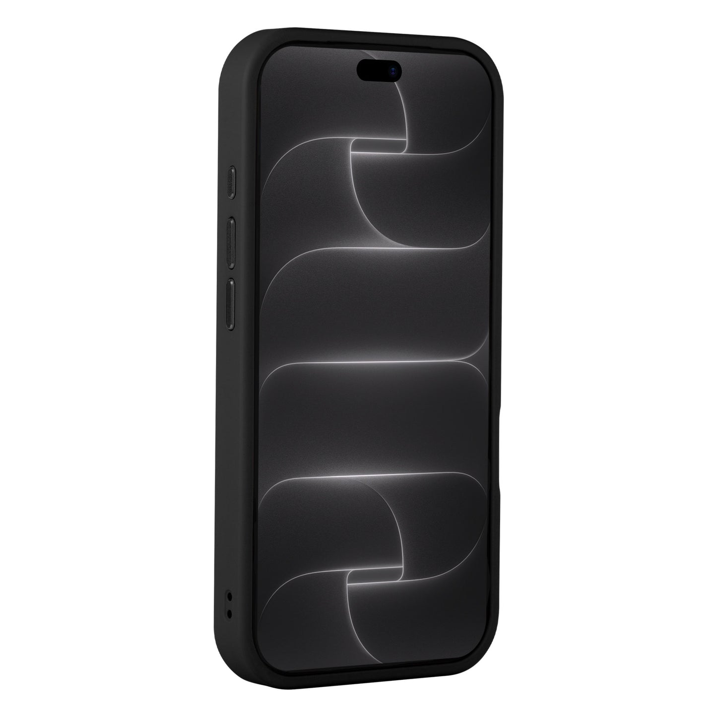 arktis iPhone Solid Case mit MagSafe in Schwarz, Vorderansicht