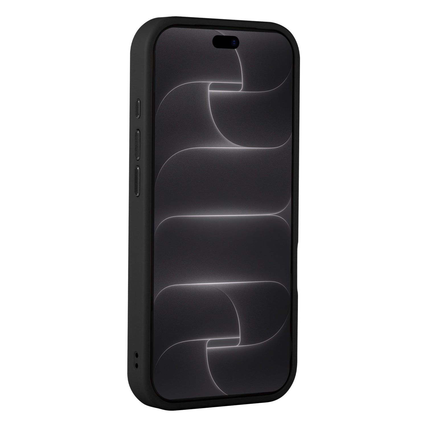 arktis iPhone Solid Case mit MagSafe in Schwarz, Vorderansicht