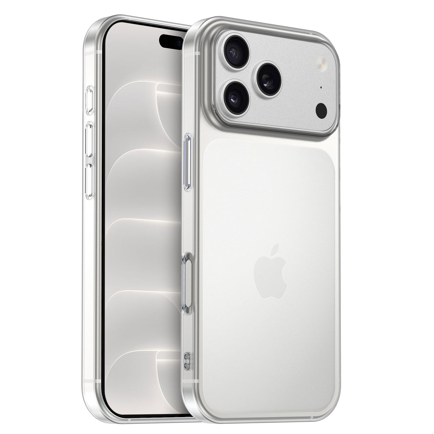 arktis iPhone ZERO Case ultradünn und transparent, Vorder- und Rückansicht