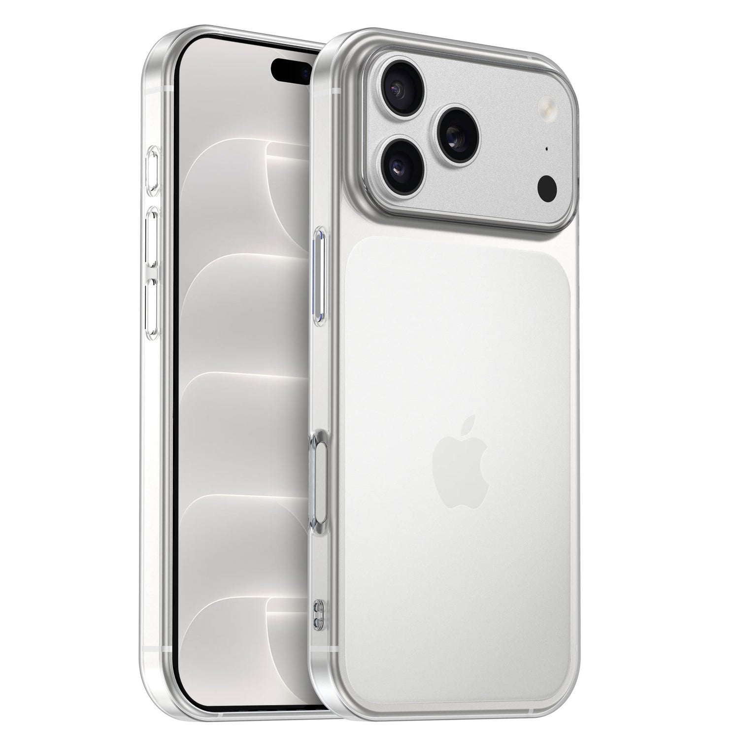 arktis iPhone ZERO Case ultradünn und transparent, Vorder- und Rückansicht