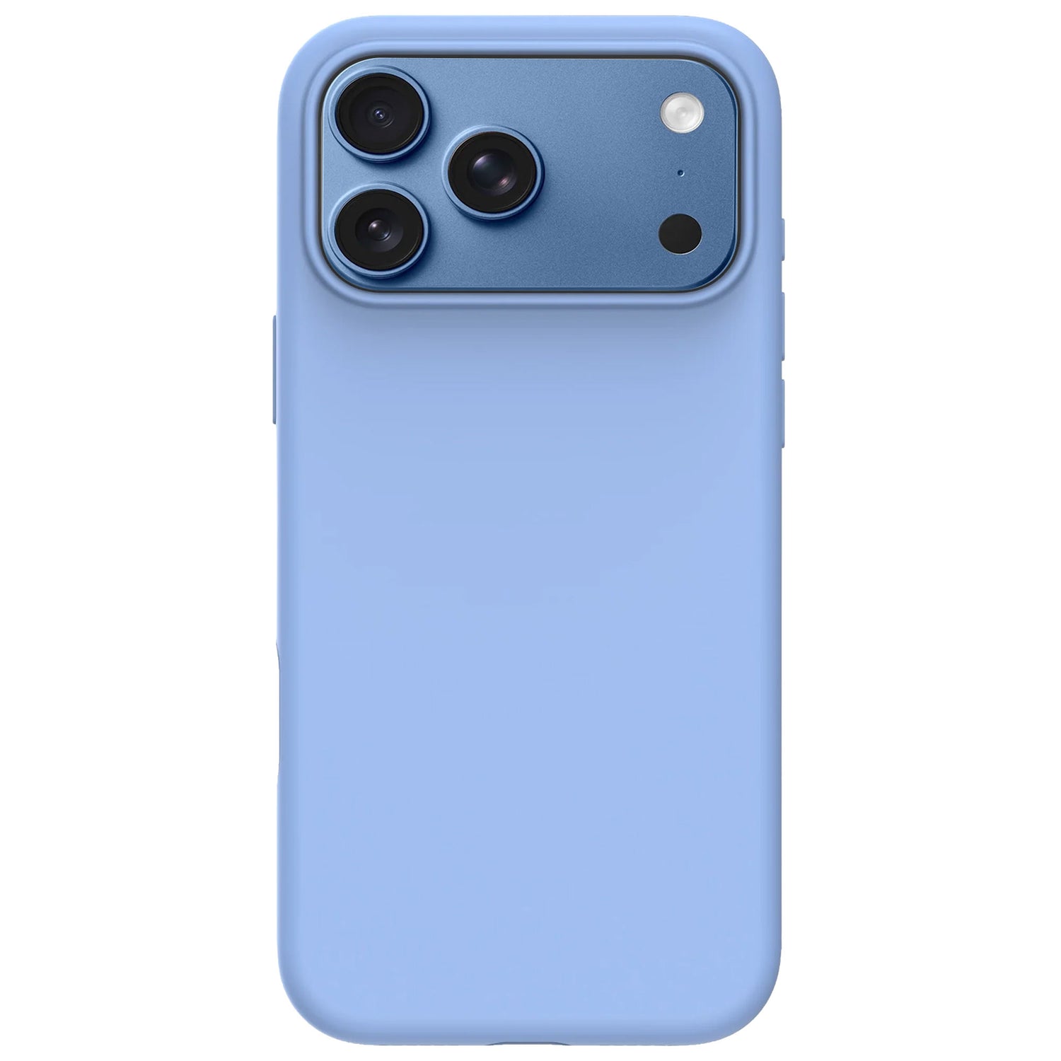 arktis iPhone Silikon Case in Polar (Hellblau), Rückseite mit Kameras und Blitz