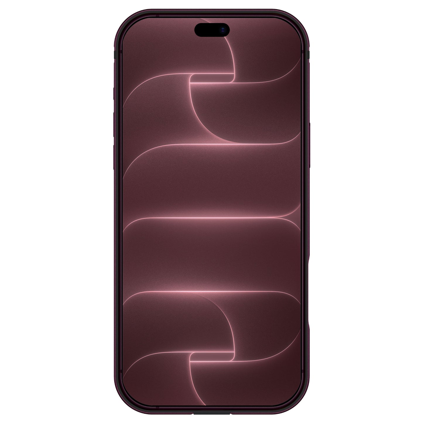 arktis iPhone Bumper in Violett, Vorderansicht